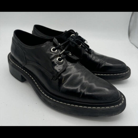 Shoes - Rag & Bone Kenton Patent Leather Derby Oxfords Shoes Black Size 39 EU, 9 US